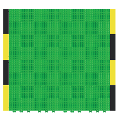 Versoflor Industrial Upflor Tiles - 1.2m Walkway Kit - Safety Green Custom Bundle Versoflor