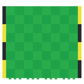 Versoflor Industrial Upflor Tiles - 1.2m Walkway Kit - Safety Green Custom Bundle Versoflor