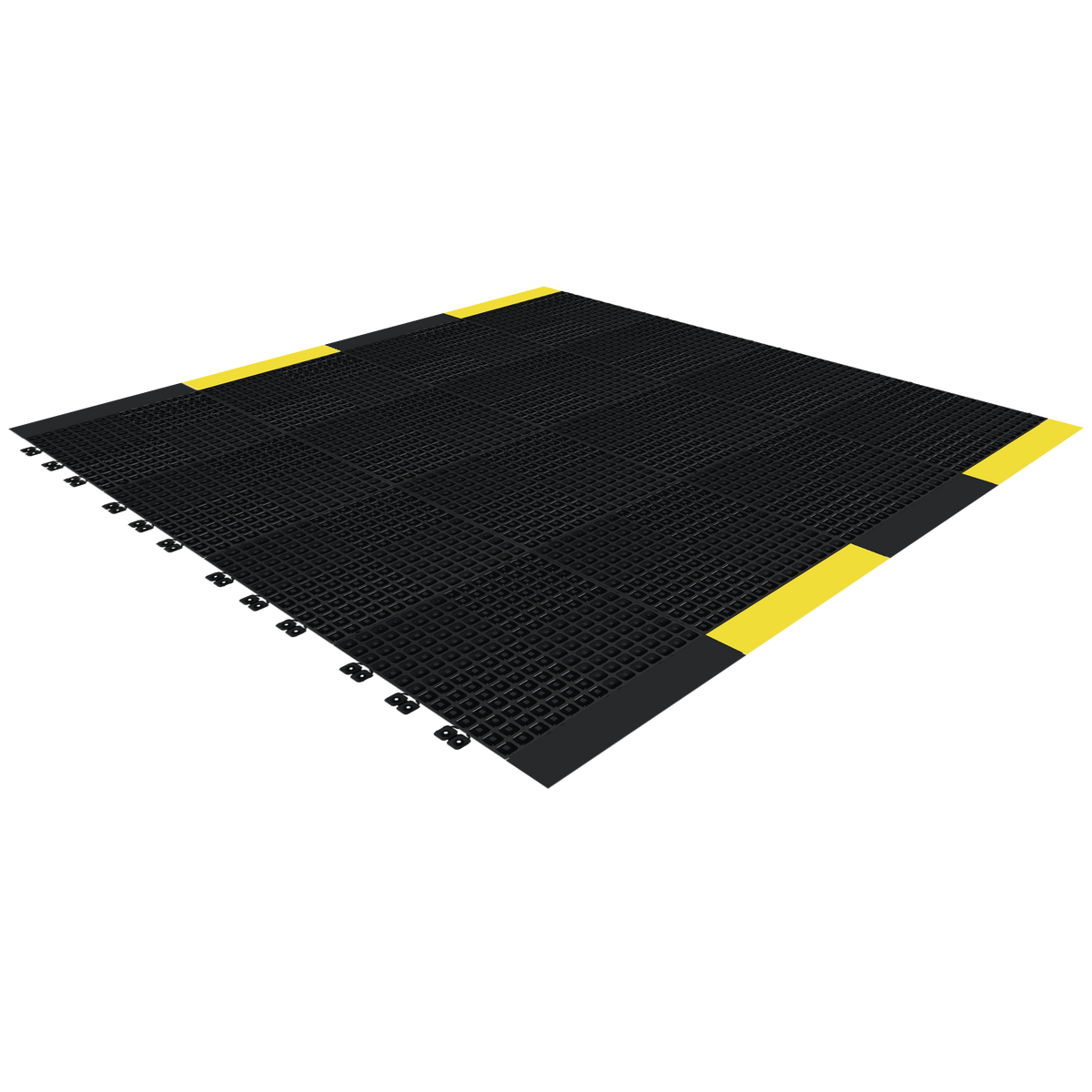 Versoflor Industrial Upflor Tiles - 1.2m Walkway Kit - Utility Black Custom Bundle Versoflor