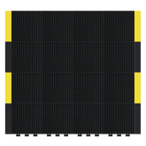 Versoflor Industrial Upflor Tiles - 1.2m Walkway Kit - Utility Black Custom Bundle Versoflor