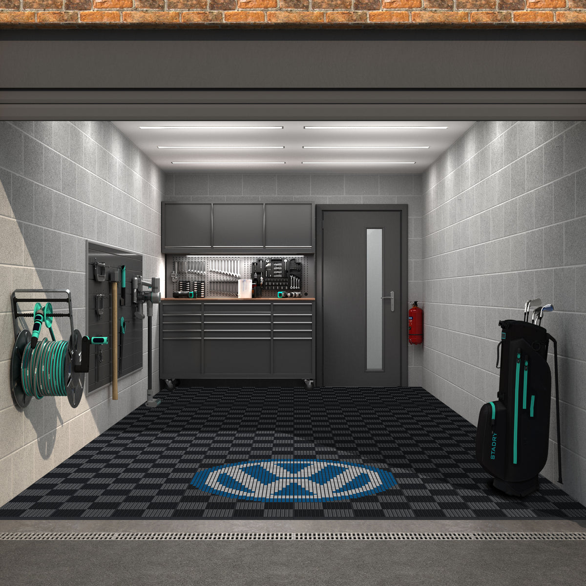 Versoflor UPFLOR Mosaic Kit - Volkswagon - 4x4 Floor Tiles