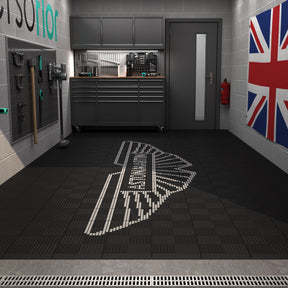 Versoflor UPFLOR Mosaic Kit - Aston Martin Wing - 14x4 Floor Tiles mosaic kits Versoflor   