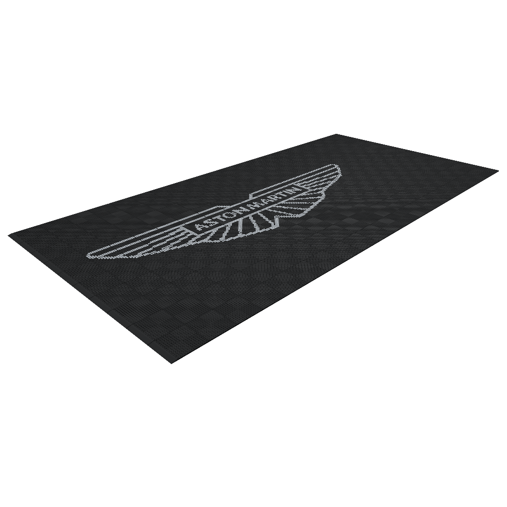 Aston Style Garage Floor Graphics Kit | Versoflor mosaic kits Versoflor