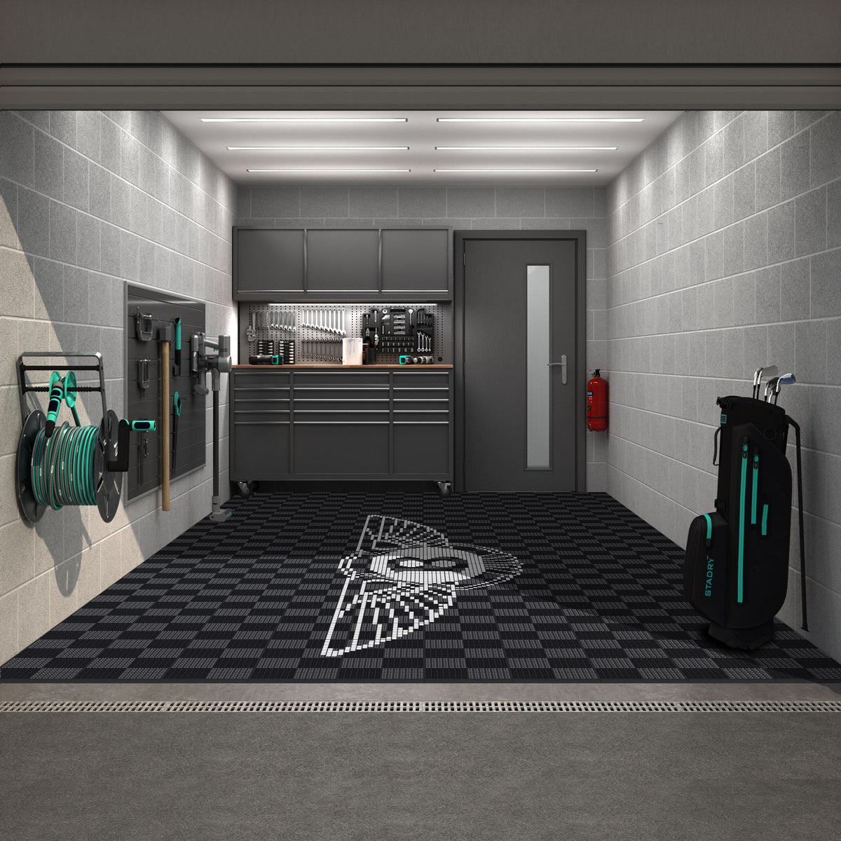 Bentley Style Graphics Upgrade Kit for your Garage Floor
