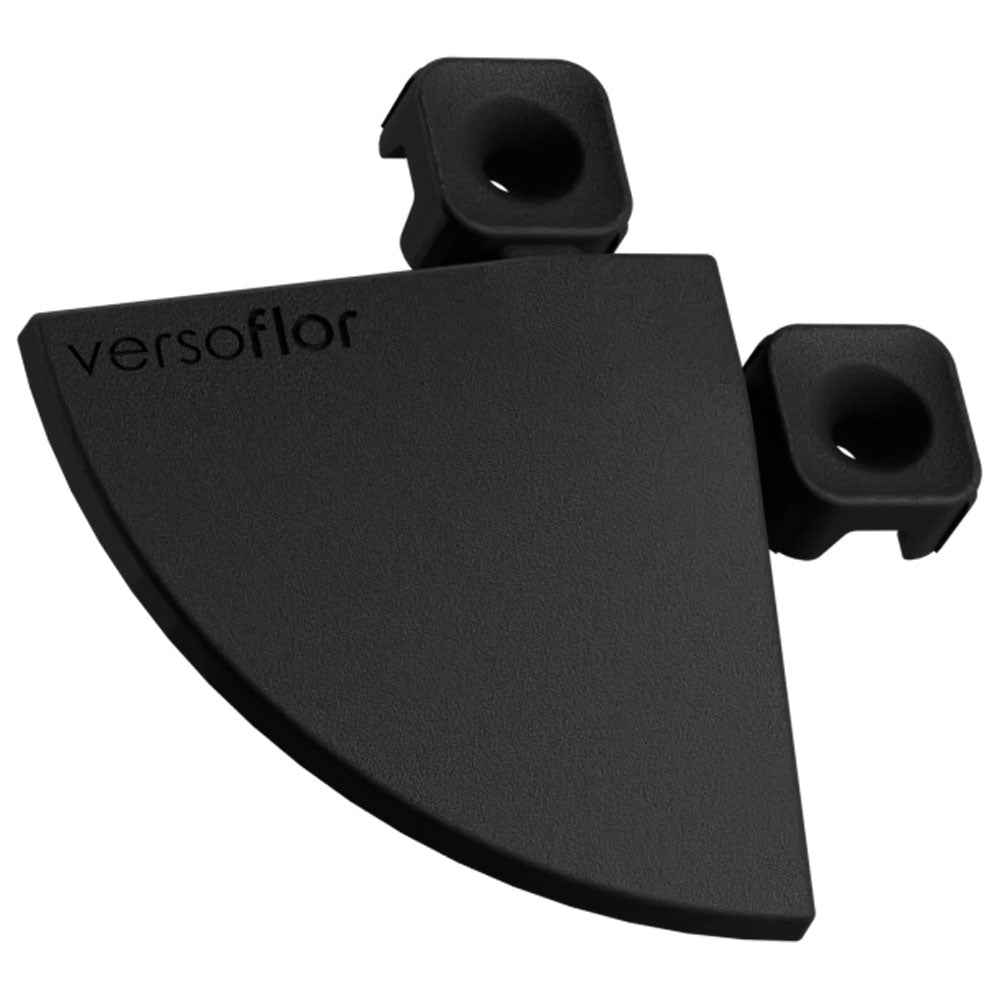 Versoflor Interlocking Floor Tile Corners Edges and Corners Versoflor Charcoal Black