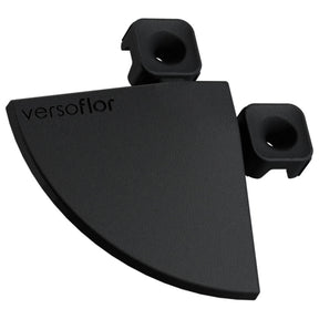 Versoflor Interlocking Floor Tile Corners Edges and Corners Versoflor Charcoal Black