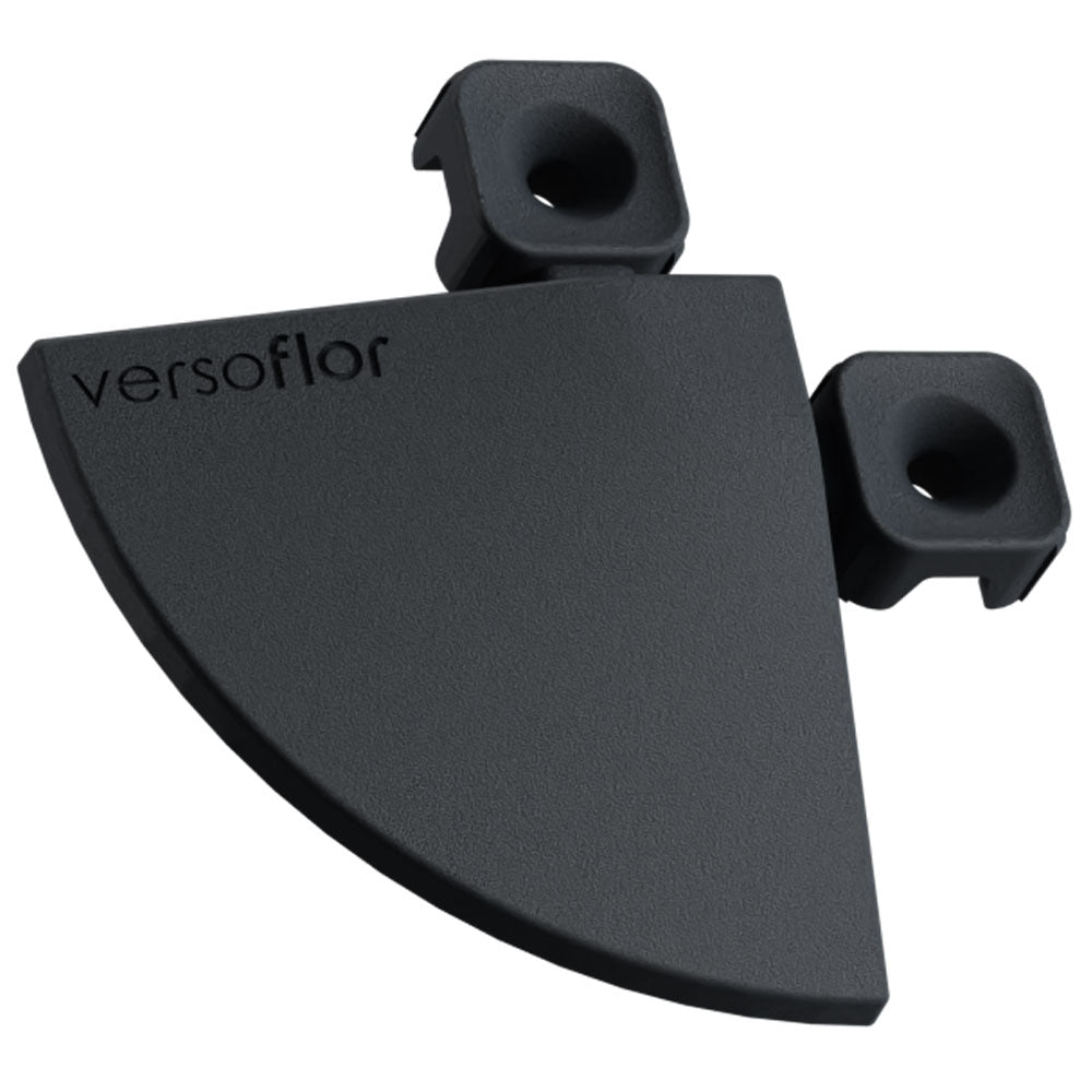 Versoflor Interlocking Floor Tile Corners Edges and Corners Versoflor Dark Grey