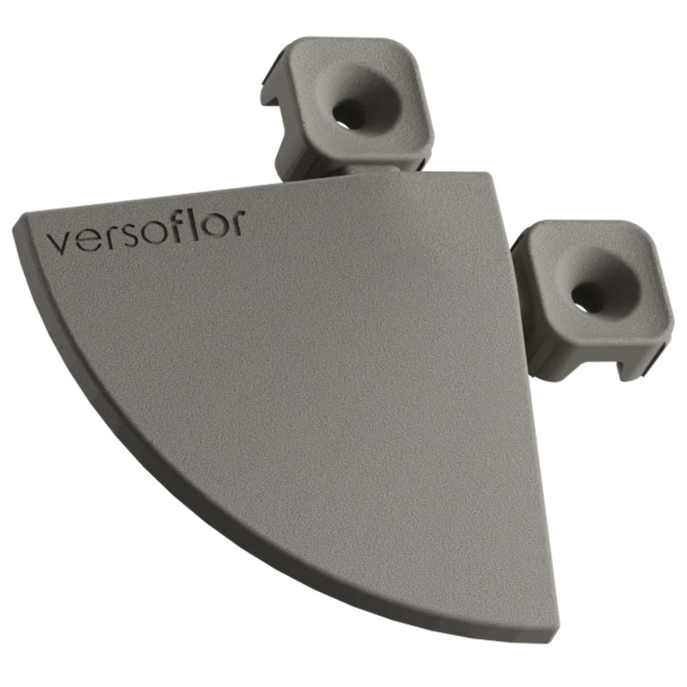 Versoflor Interlocking Floor Tile Corners Edges and Corners Versoflor Mid Grey