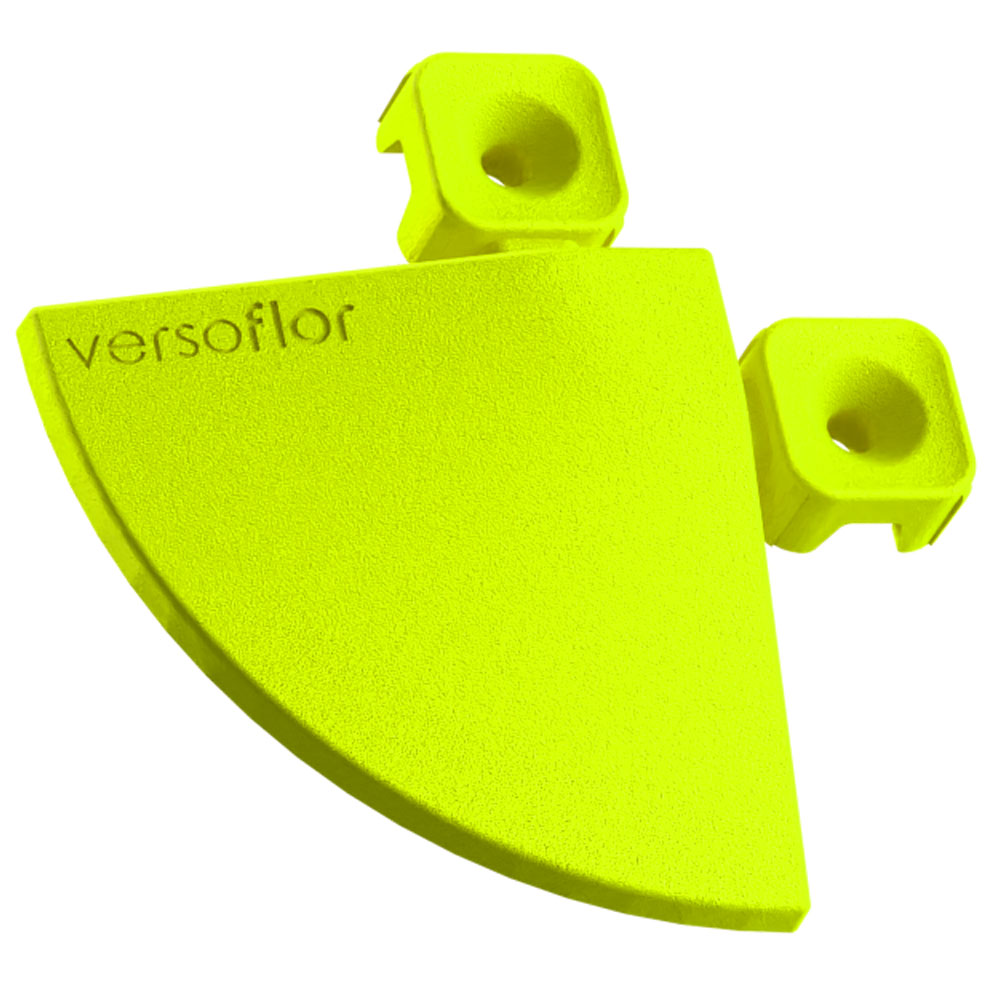 Versoflor Interlocking Floor Tile Corners Edges and Corners Versoflor Neon Yellow