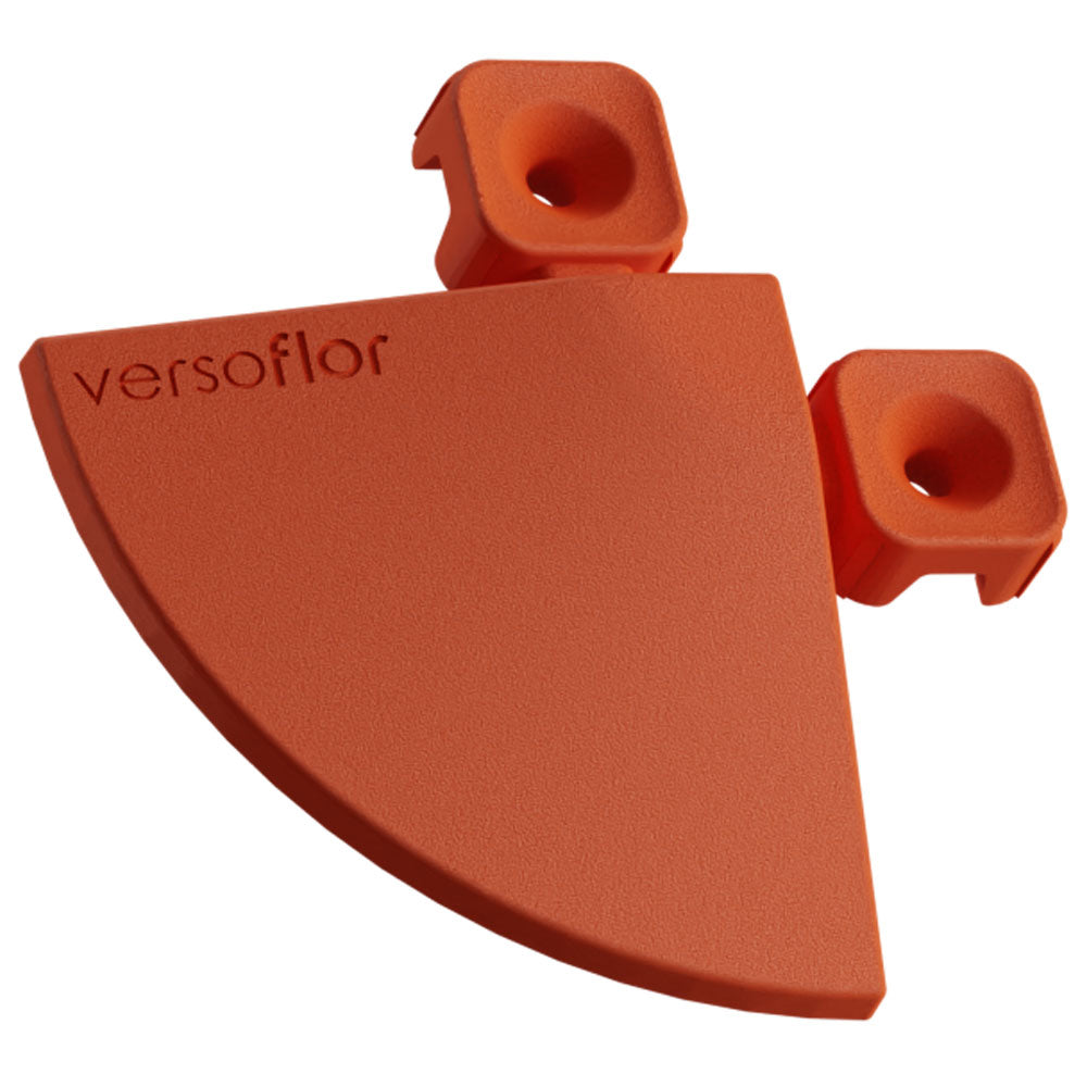 Versoflor Interlocking Floor Tile Corners Edges and Corners Versoflor Pumpkin Orange