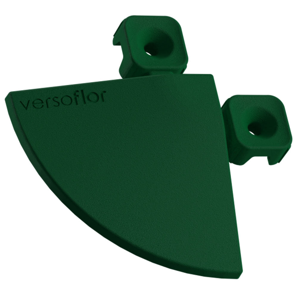 Versoflor Interlocking Floor Tile Corners Edges and Corners Versoflor British Racing Green