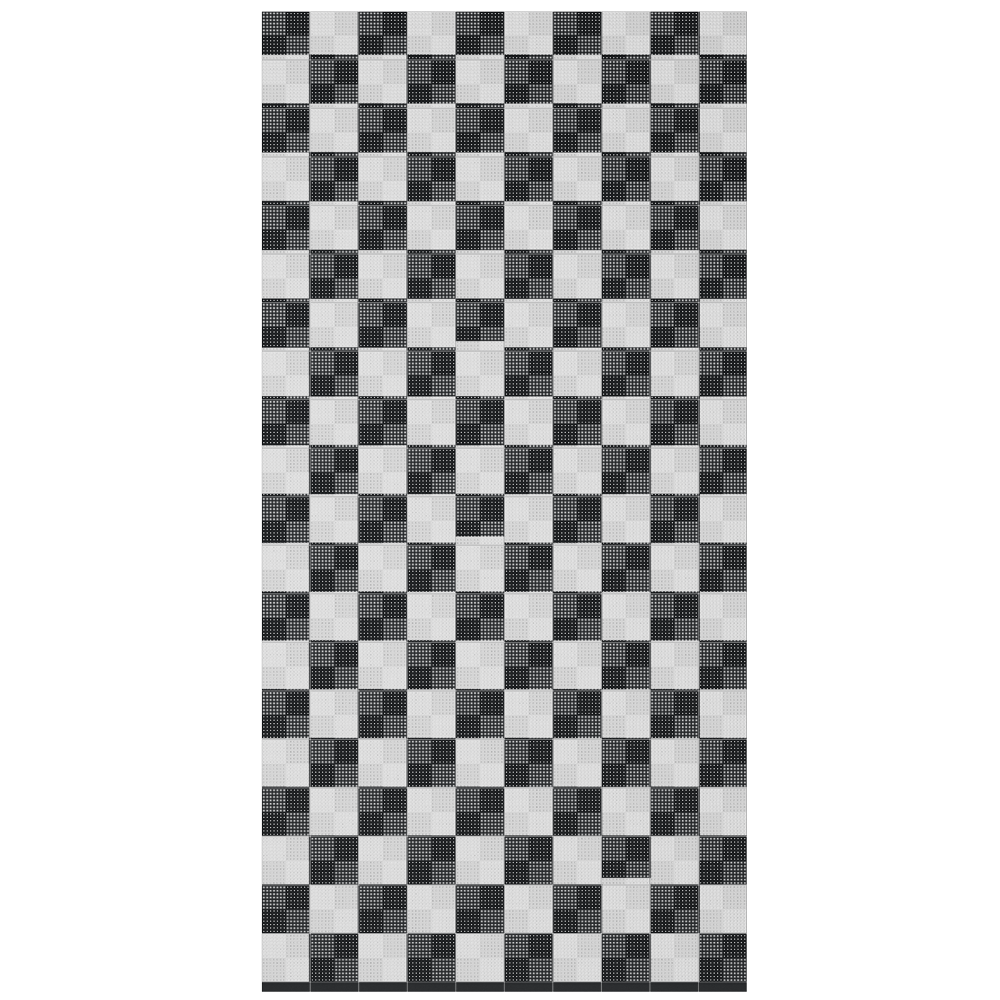 Versoflor Upflor Charcoal Black / Light Grey - Chequered Interlocking Floor Tile Garage Kit Garage Flooring Pack Versoflor   