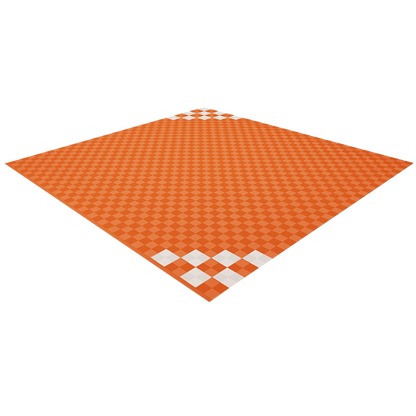 Chequered Corner Styled Double Garage Floor Kit Garage Flooring Pack Versoflor