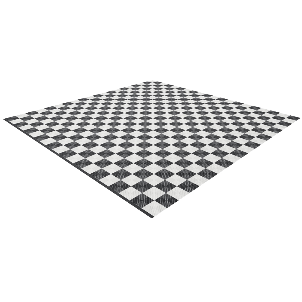 Full Double Garage Kit of Versoflor Upflor with Chequered Design