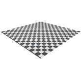 Full Double Garage Kit of Versoflor Upflor with Chequered Design Garage Flooring Pack Versoflor