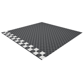 Full Double Garage Kit of Versoflor Upflor with finish line design Garage Flooring Pack Versoflor