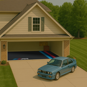 Versoflor UPFLOR Floor Tile Double Garage Floor Kit: BMW M Sport Charcoal Black Bundle Versoflor