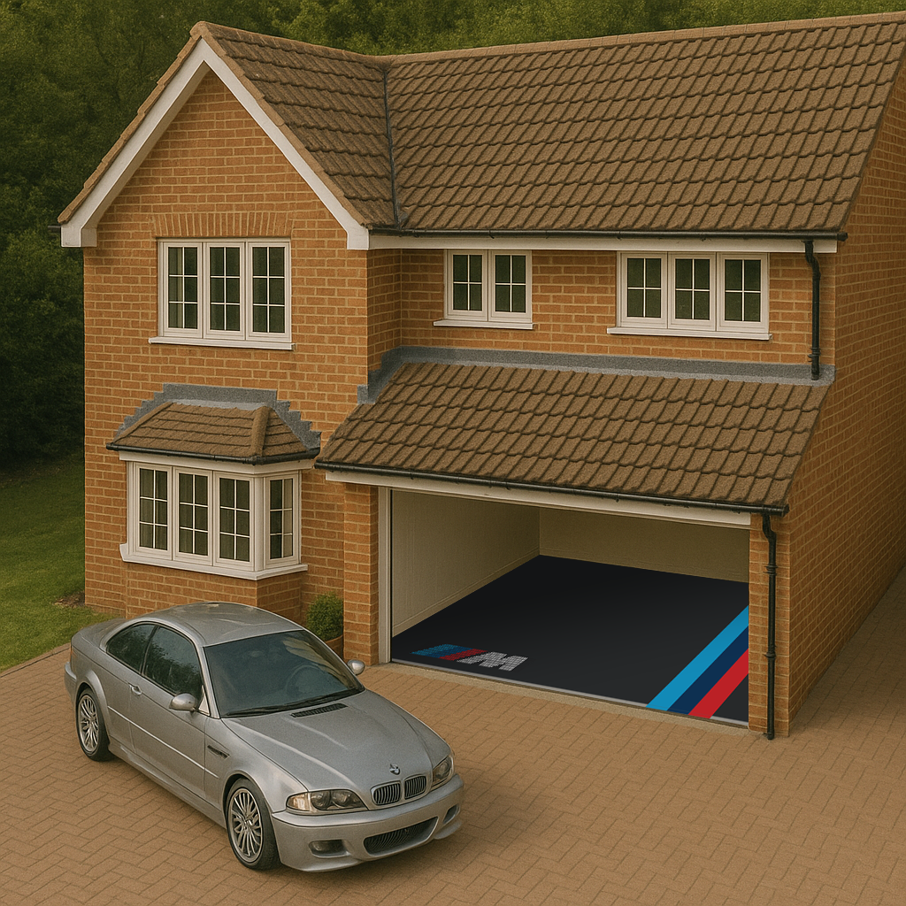 Versoflor UPFLOR Floor Tile Double Garage Floor Kit: BMW M Sport Charcoal Black Bundle Versoflor