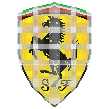 Ferrari Pattern Driveway Ferrari Style Graphics Upgrade Kit for your Garage Floor – Versoflor