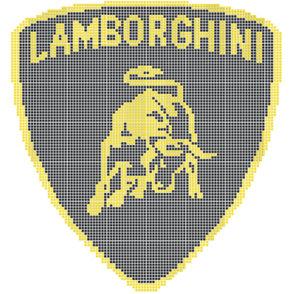 Lamborghini Style Graphics Upgrade Kit for your Garage Floor mosaic kits Versoflor