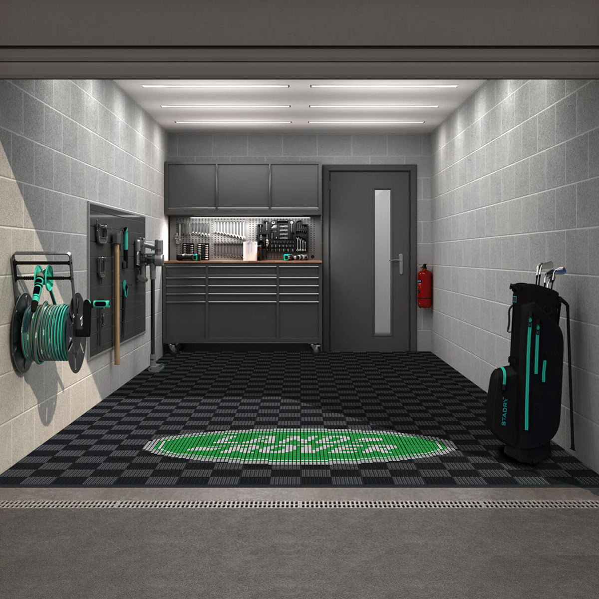 Land Rover Style Graphics Upgrade Kit for your Garage Floor