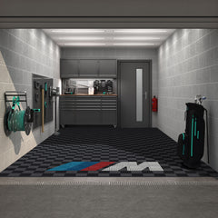 M Series Style Graphics Upgrade Kit for your Garage Floor