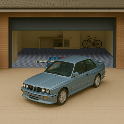 Classic Martini Racing Style Double Garage Floor Design Bundle Versoflor