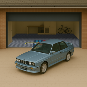 Versoflor UPFLOR Floor Tile Double Garage Floor Kit: Martini Racing Dark grey