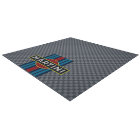 Versoflor UPFLOR Floor Tile Double Garage Floor Kit: Martini Racing Dark grey