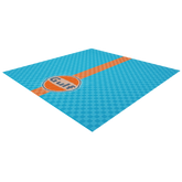 Gulf McQueen Style Double Garage Design with Front Edges and Wheel Stops Bundle Versoflor