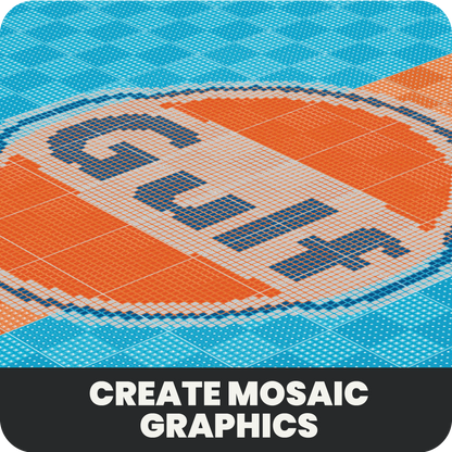 Versoflor Upflor Pack of 100 Mosaics Mosaics Versoflor