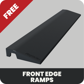 Versoflor Upflor Charcoal Black / Light Grey - Chequered Interlocking Floor Tile Garage Kit