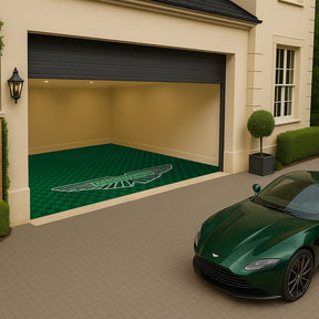 Versoflor UPFLOR Floor Tile Double Garage Floor Kit: Racing Green Aston Martin Bundle Versoflor