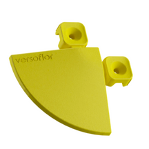 Corners for Versoflor Industrial & Commercial Interlocking, Modular tiles. Industrial Versoflor Sulphur Yellow