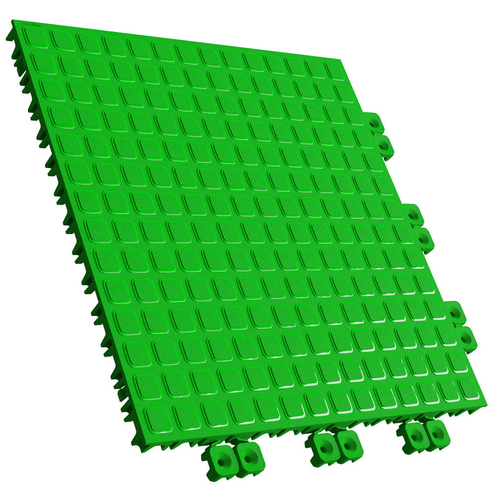 Versoflor Industrial & Commercial TASKFLOR® Interlocking, Modular tile. Industrial Versoflor Bright Green