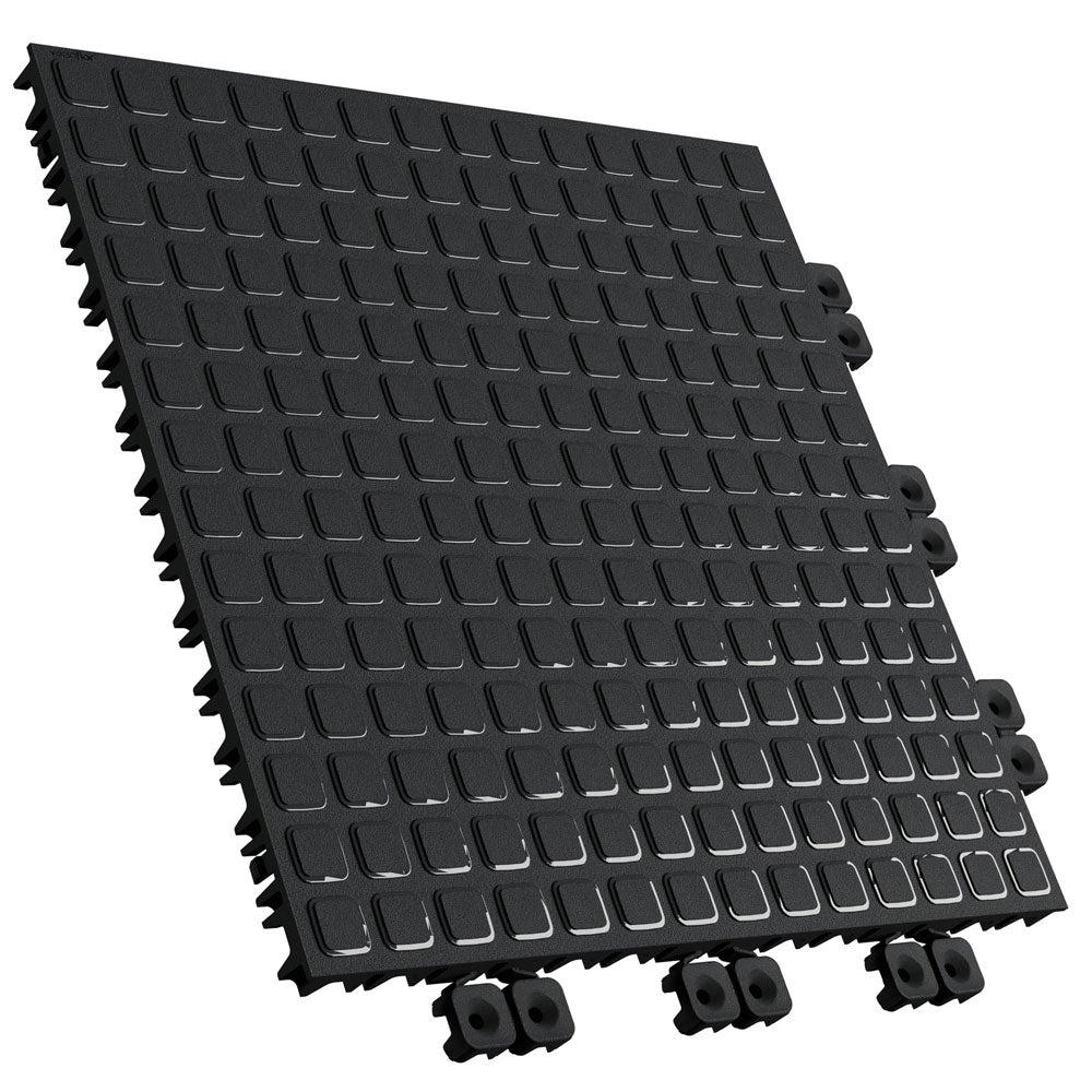 TASKFLOR® - Interlocking Floor Tiles Tiles - Taskflor Versoflor Charcoal Black
