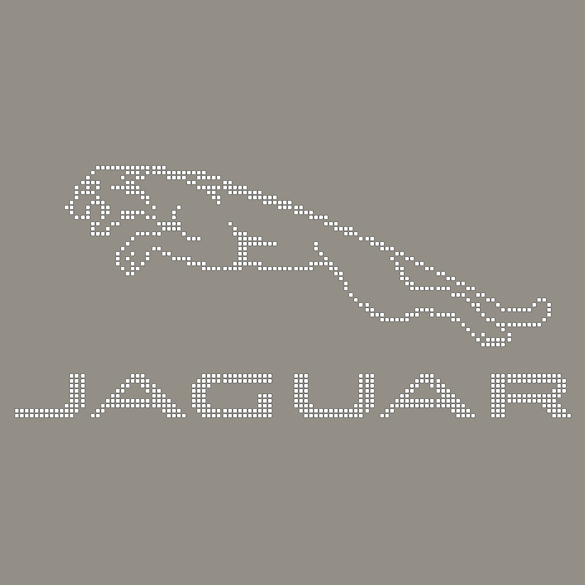 Jaguar Style Graphics Upgrade Kit for your Garage Floor mosaic kits Versoflor