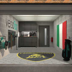 Versoflor UPFLOR Mosaic Kit - Lamborghini Shield - 7x8 Floor Tiles