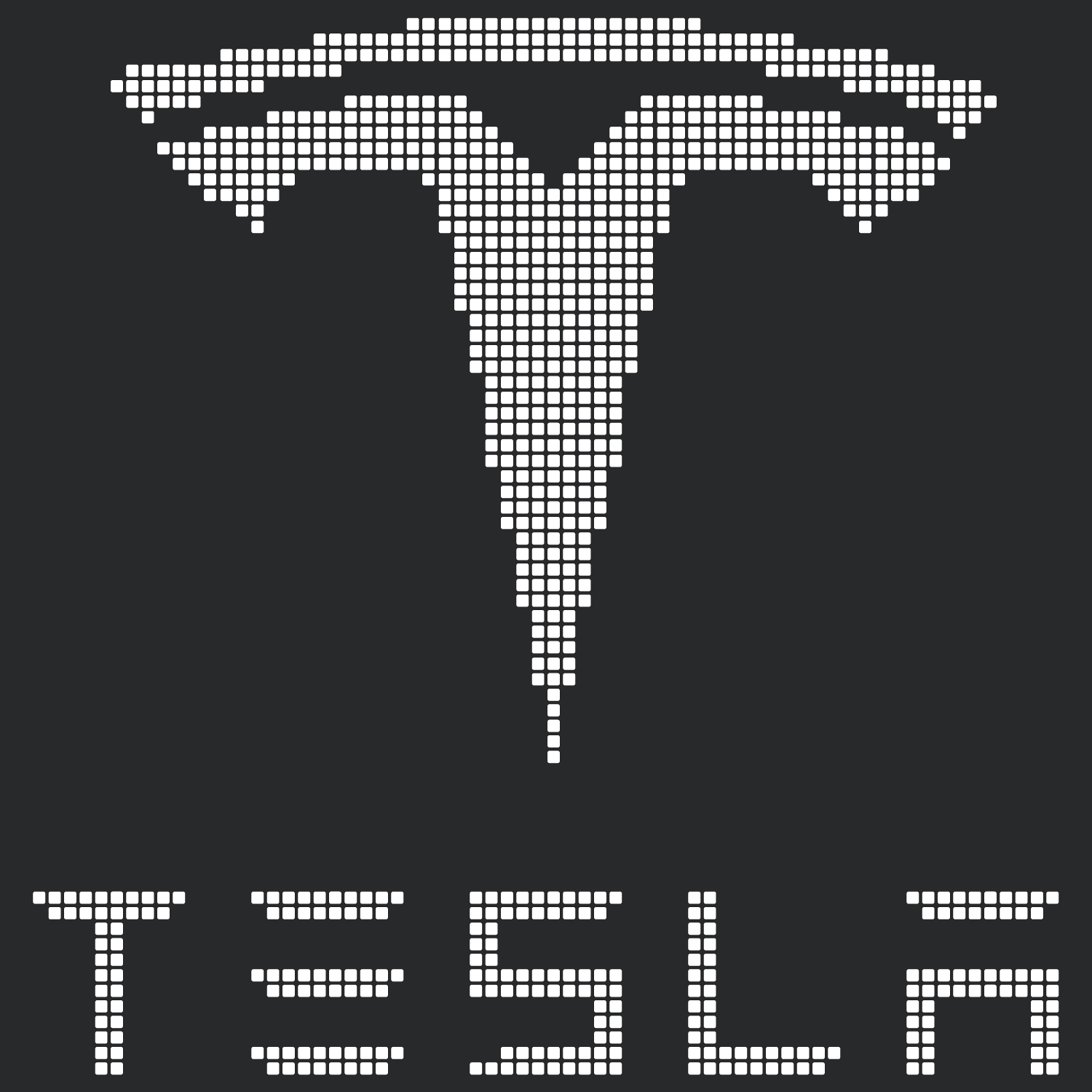 Tesla Style Graphics Upgrade Kit for your Garage Floor mosaic kits Versoflor sail-white
