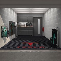 Tesla Style Graphics Upgrade Kit for your Garage Floor