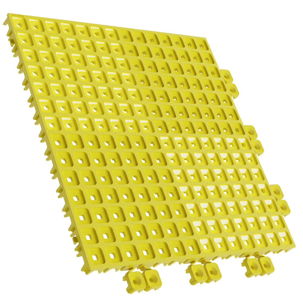Versoflor Industrial & Commercial UPFLOR® Interlocking, Modular tile. Industrial Versoflor Sulphur Yellow