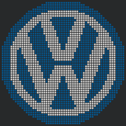 Volkswagen Style Garage Floor Graphics Kit | Versoflor mosaic kits Versoflor