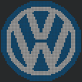 Versoflor UPFLOR Mosaic Kit - Volkswagon - 4x4 Floor Tiles