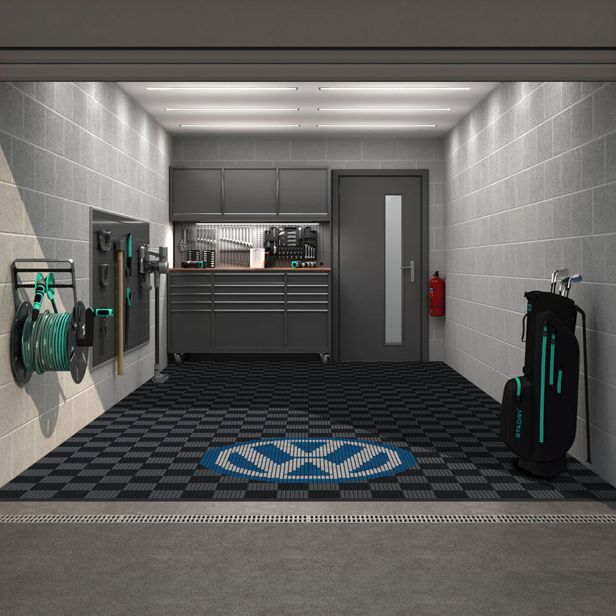 Volkswagen Style Graphics Upgrade Kit for your Garage Floor