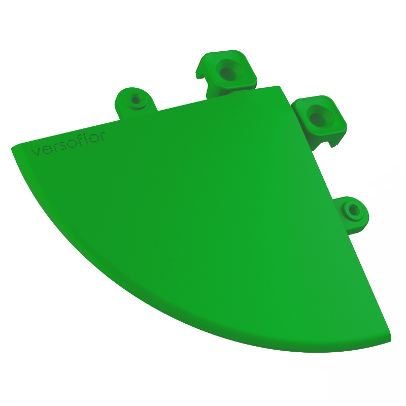Garage Flooring Corner Ramp 100mm | Versoflor Edges and Corners Versoflor Bright Green