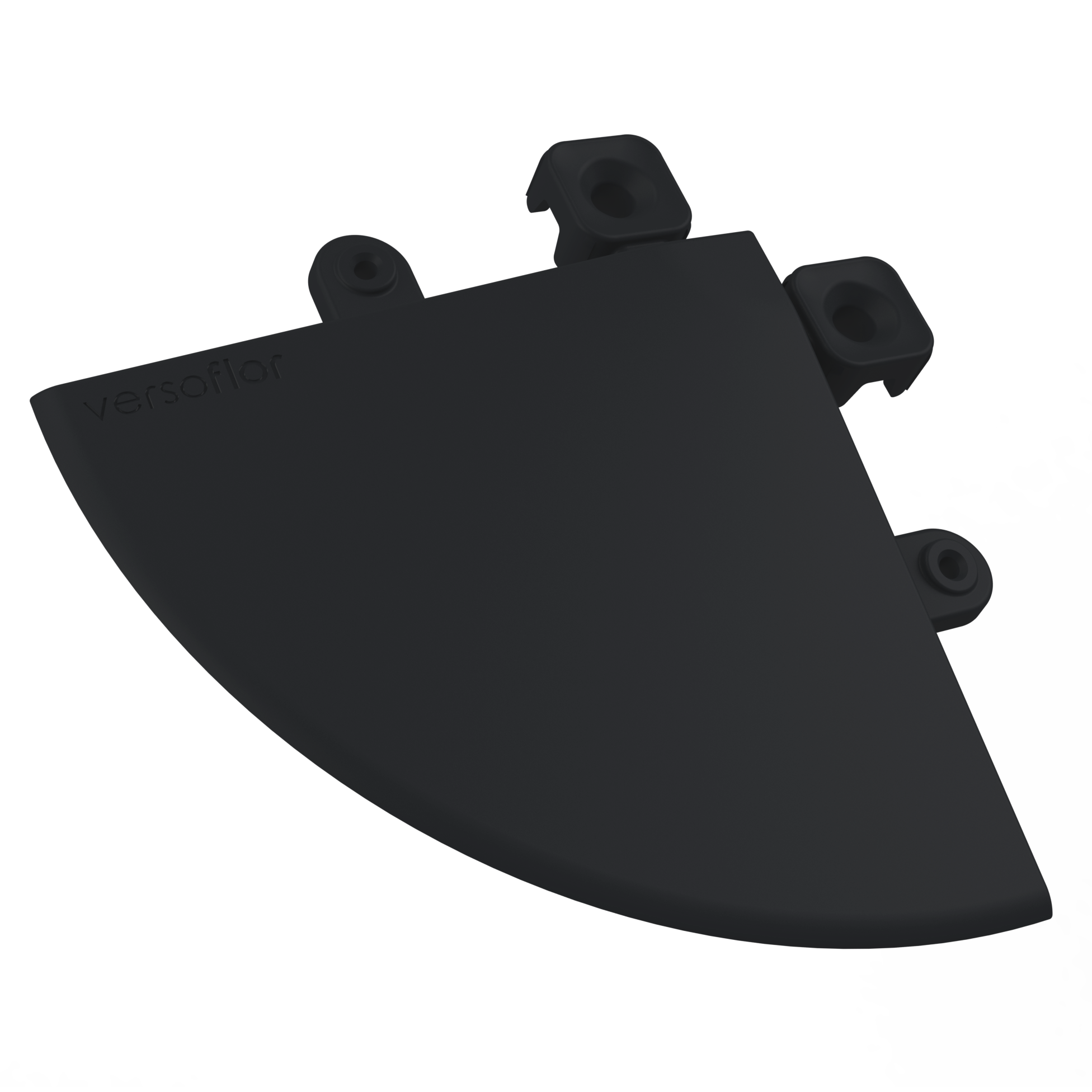 Versoflor Tile Corner Ramp 100mm Edges and Corners Versoflor Charcoal Black