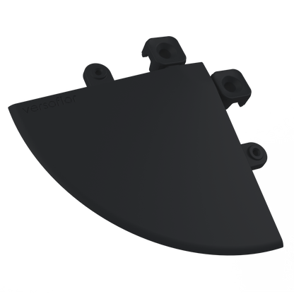 Versoflor Tile Corner Ramp 100mm Edges and Corners Versoflor Charcoal Black