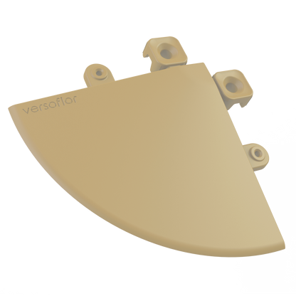 Versoflor Tile Corner Ramp 100mm Edges and Corners Versoflor Stone Beige