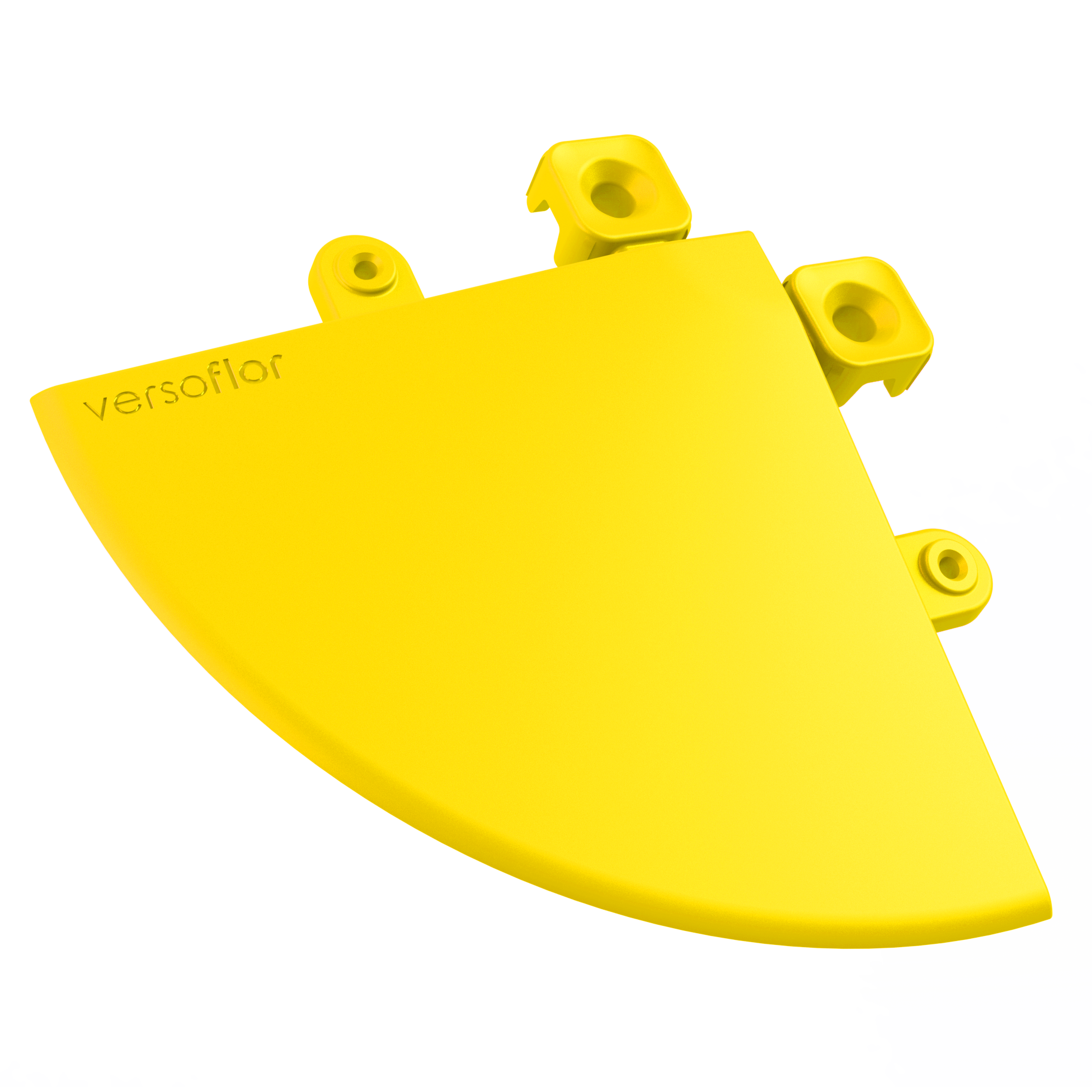 Versoflor Tile Corner Ramp 100mm Edges and Corners Versoflor Sulphur Yellow