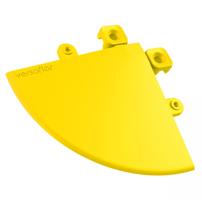 Versoflor Tile Corner Ramp 100mm Edges and Corners Versoflor Sulphur Yellow